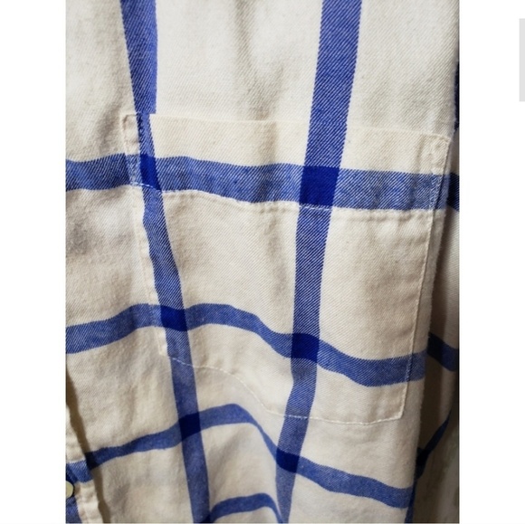 J. CREW FACTORY plaid boyfit button down S - Picture 3 of 5